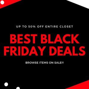 UP TO 50% OFF- Black Friday Sale